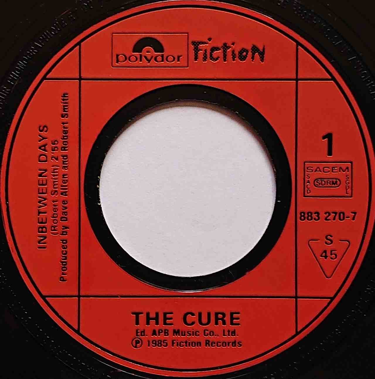 FICS 22 In between days The Cure   Label